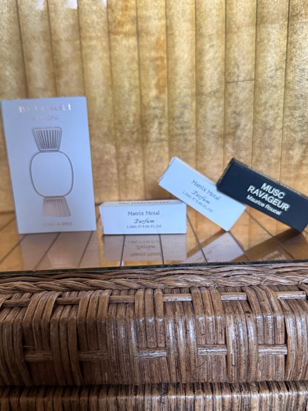 X4 Frederic Malle The Harmonist Matrix Metal Bulgari Chill& Sole